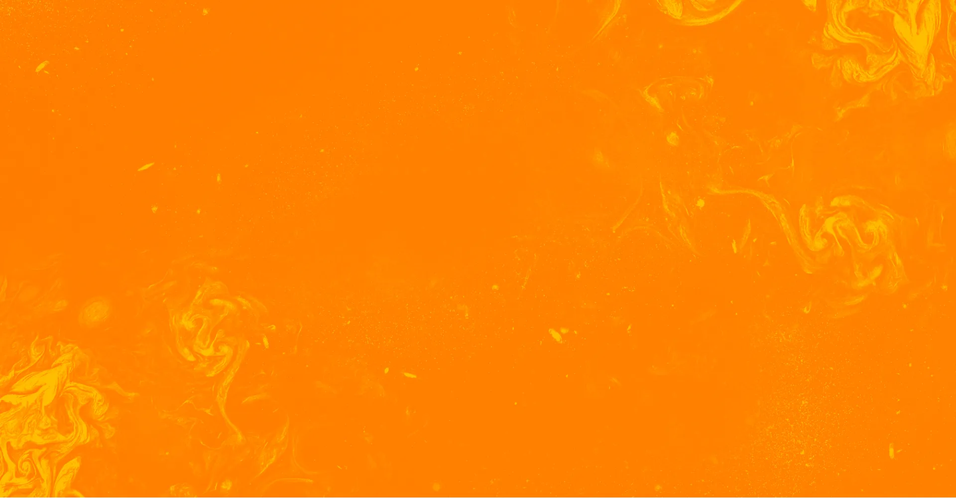 Smoothed wawes on orange background