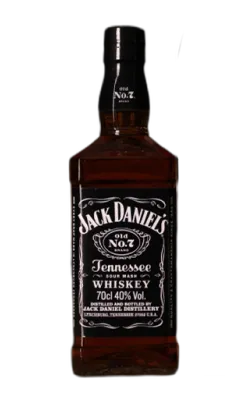 Jack Daniels plain black bottle